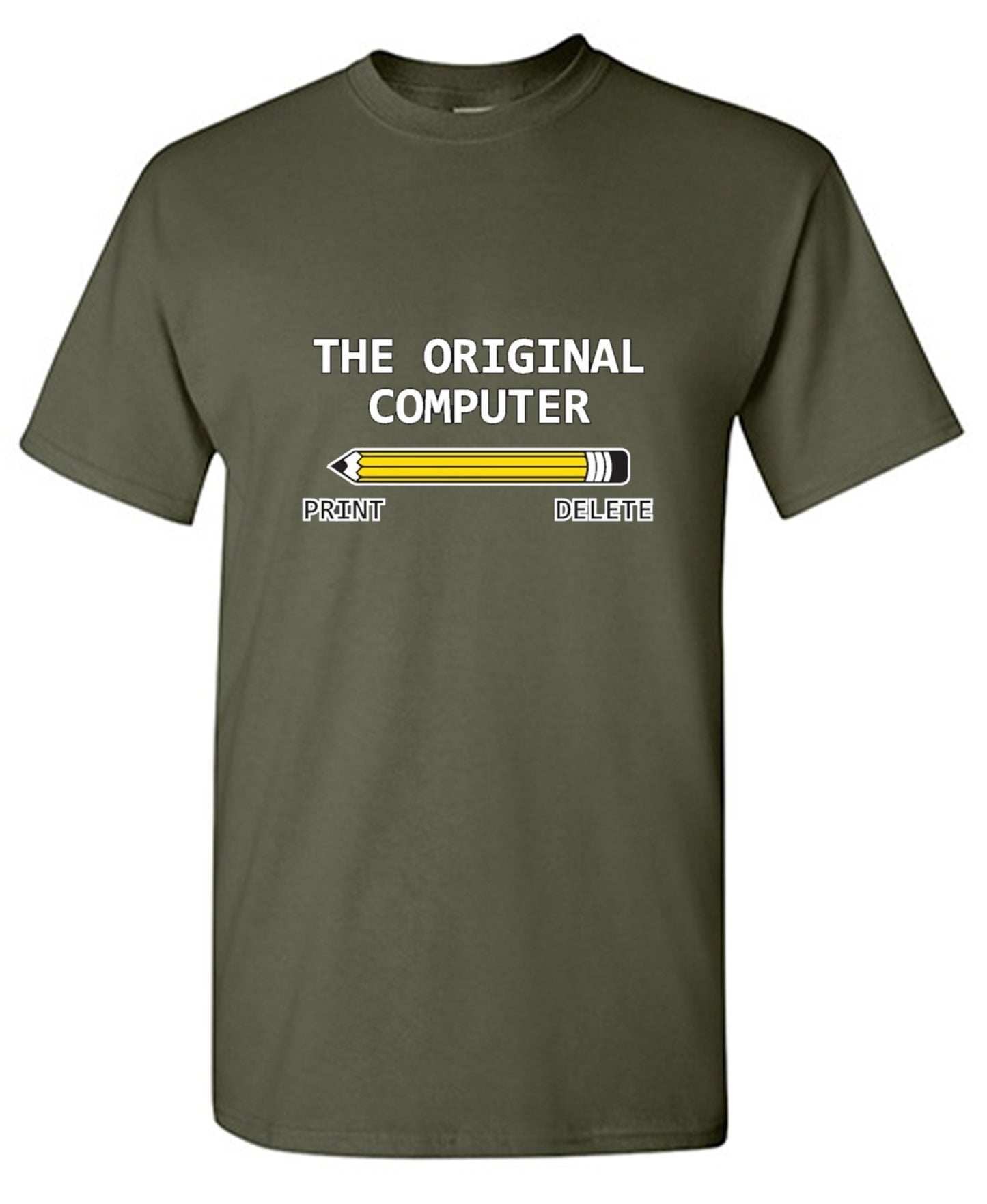 Funny T-Shirts design "The Original Computer"