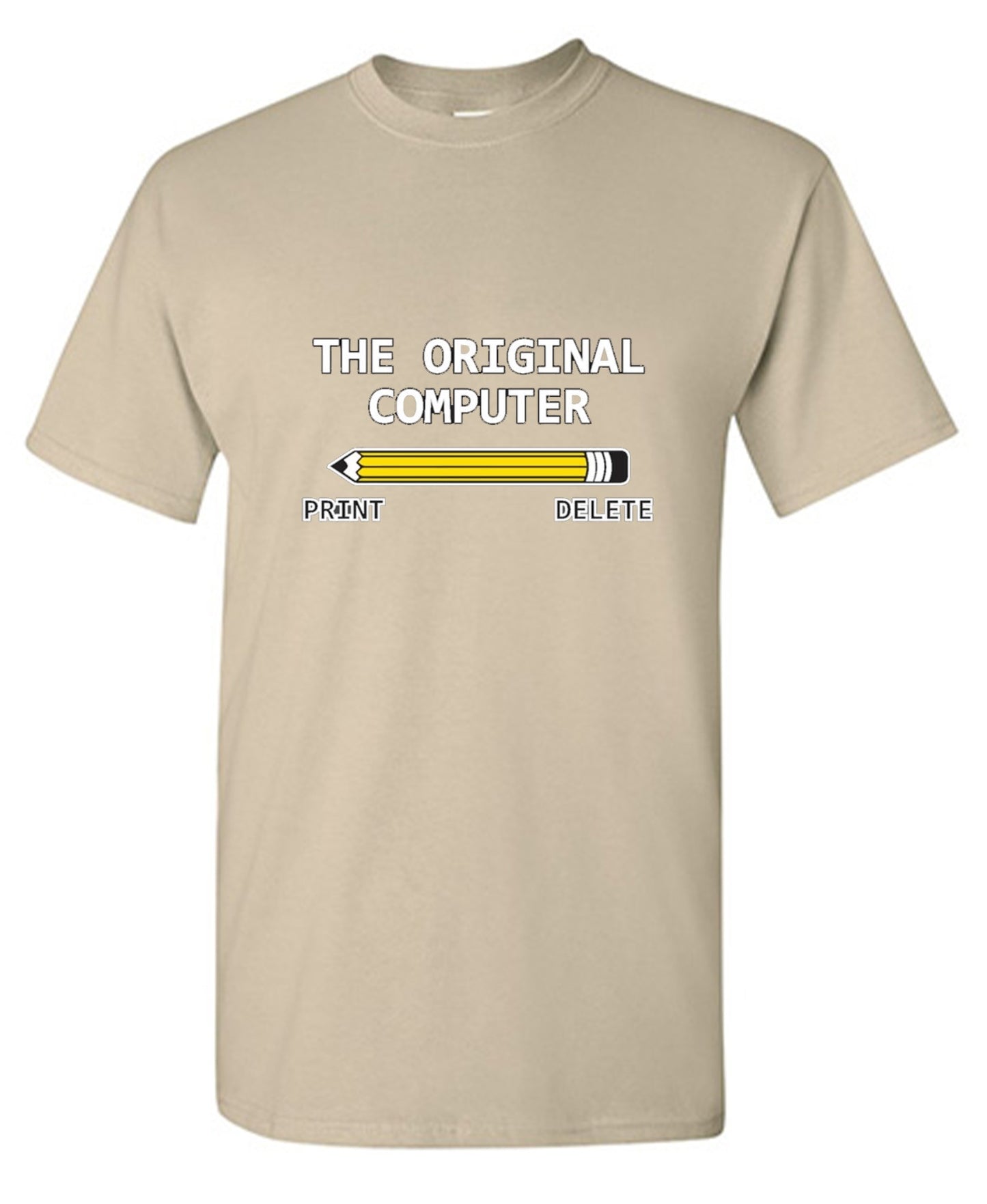 Funny T-Shirts design "The Original Computer"