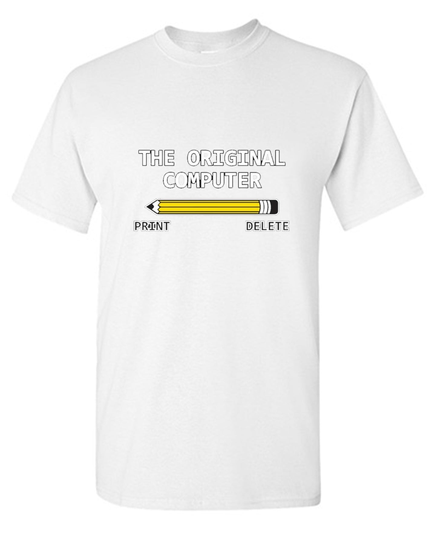 Funny T-Shirts design "The Original Computer"