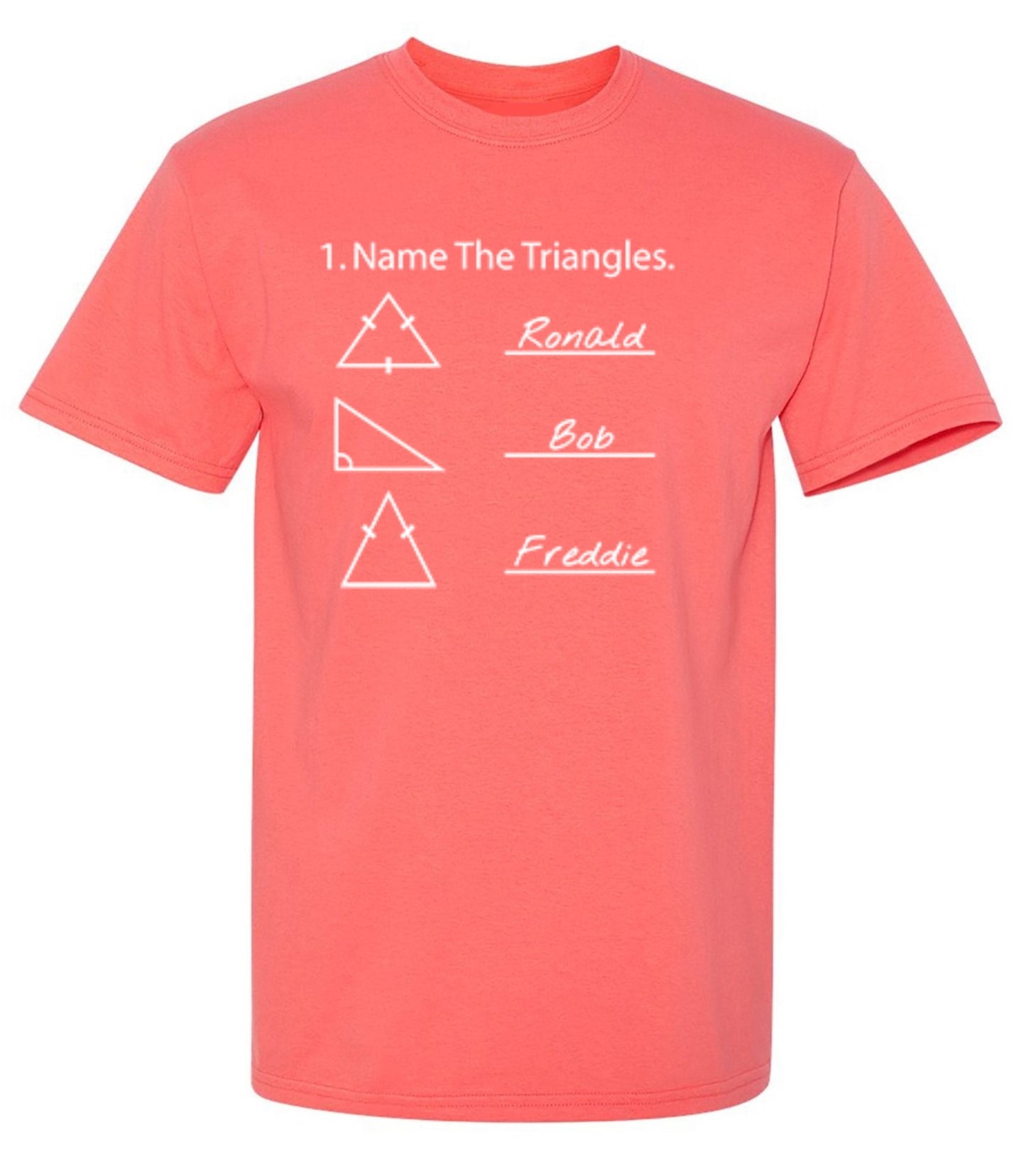 Funny T-Shirts design "Name The Triangles"