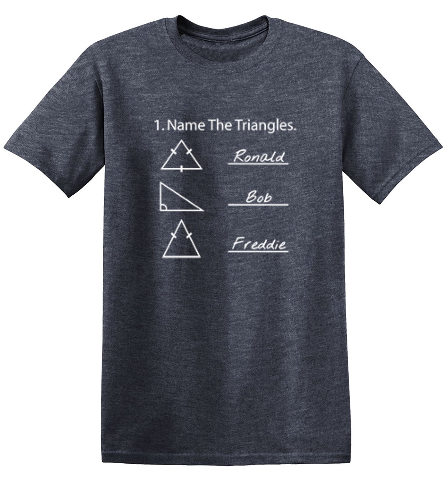 Funny T-Shirts design "Name The Triangles"