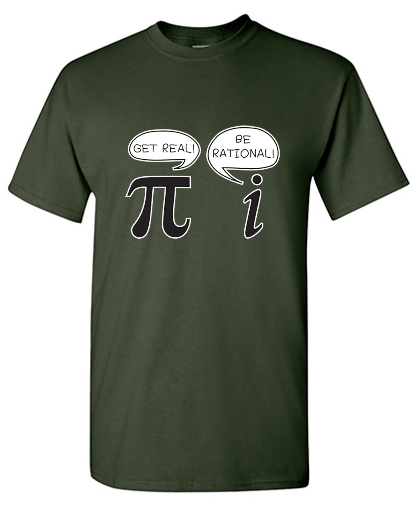 Funny T-Shirts design "Get Real Be Rational"