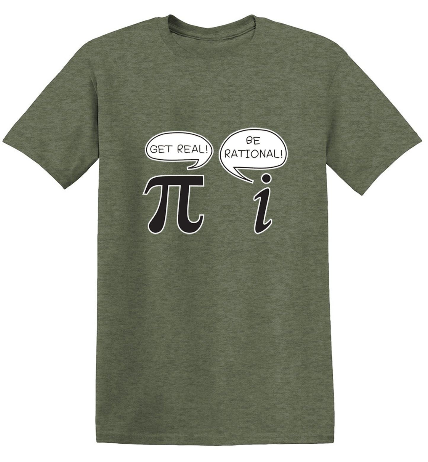 Funny T-Shirts design "Get Real Be Rational"