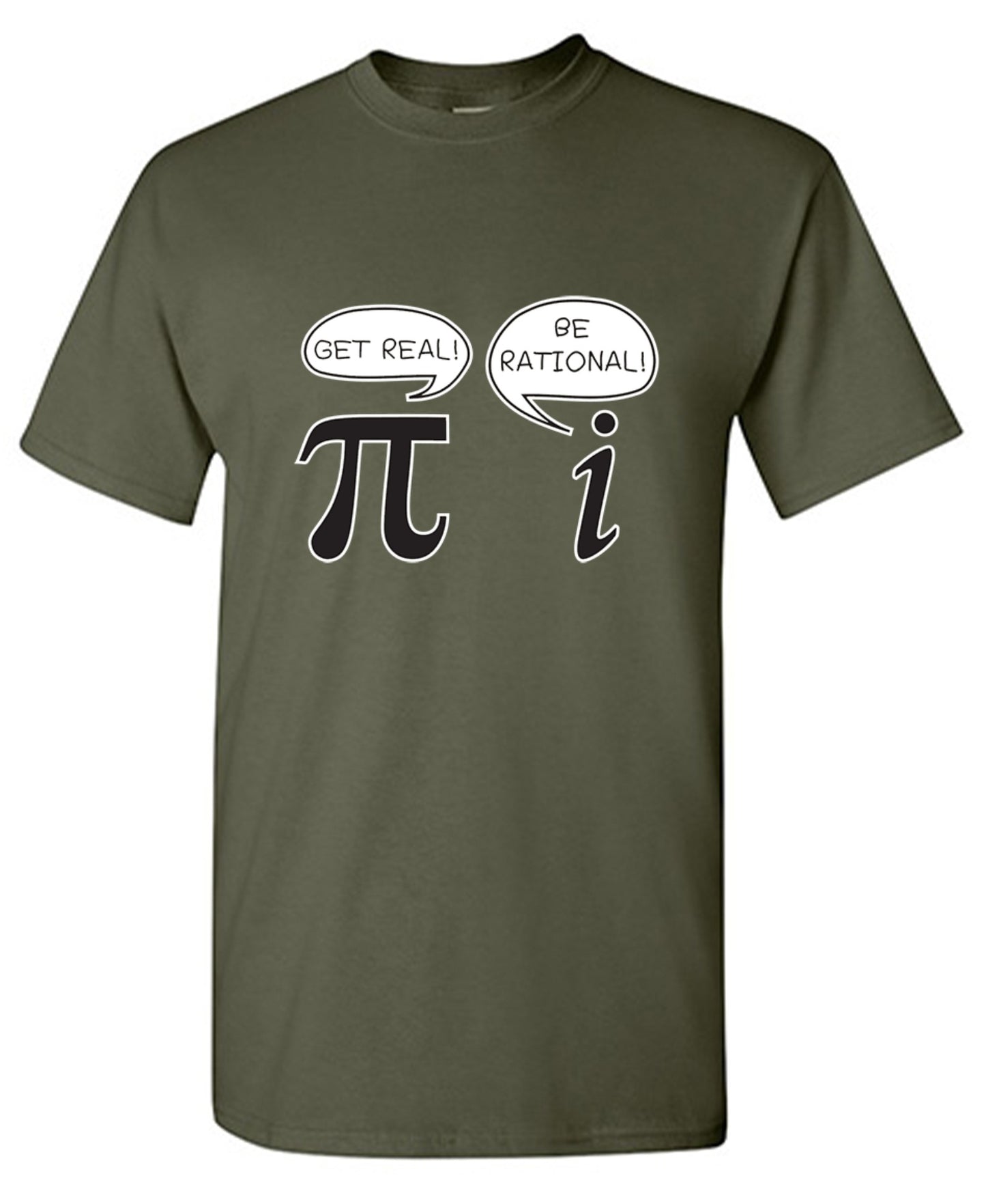 Funny T-Shirts design "Get Real Be Rational"