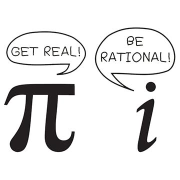 Funny T-Shirts design "Get Real Be Rational"