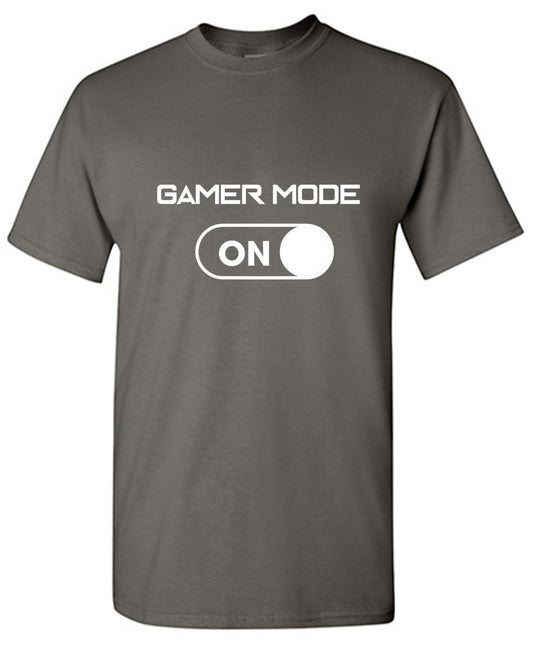 Funny T-Shirts design "Gamer Mode On - Youth"