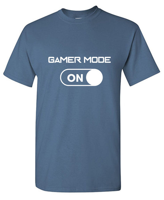 Funny T-Shirts design "Gamer Mode On"