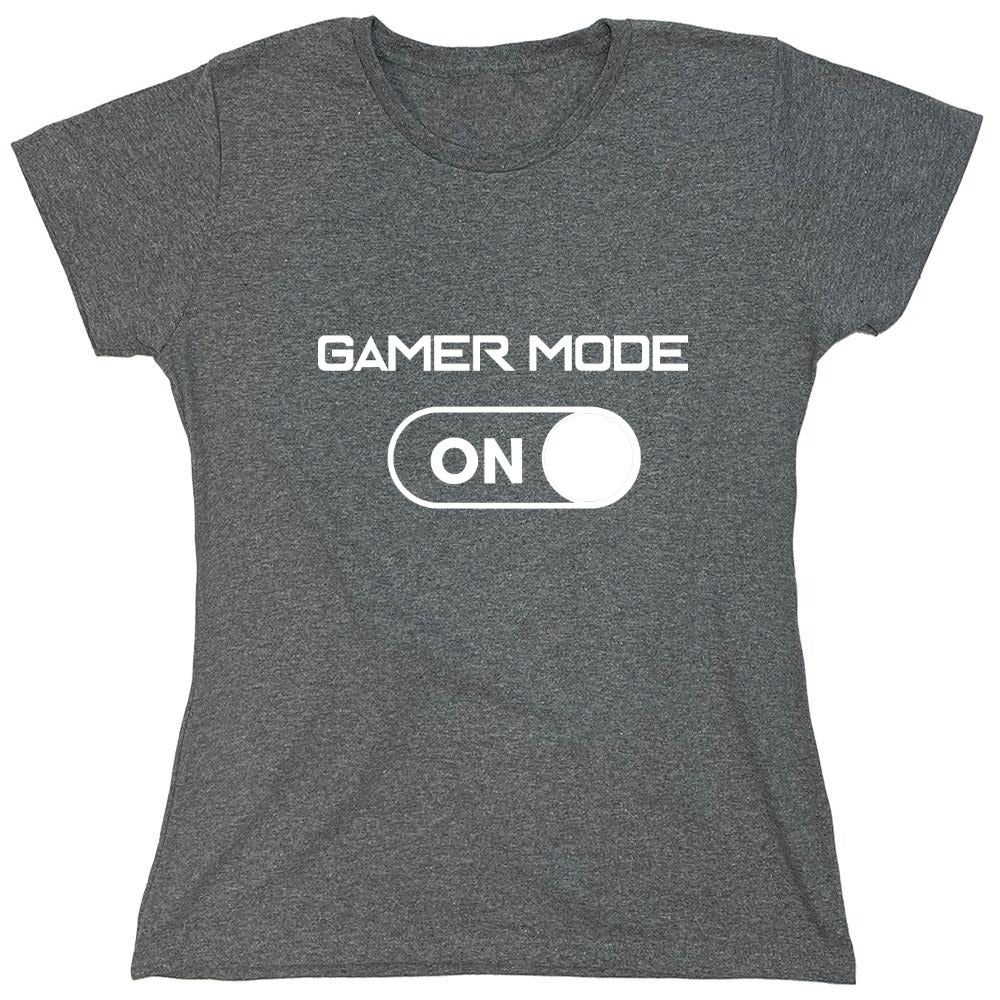 Funny T-Shirts design "Gamer Mode On - Womens"