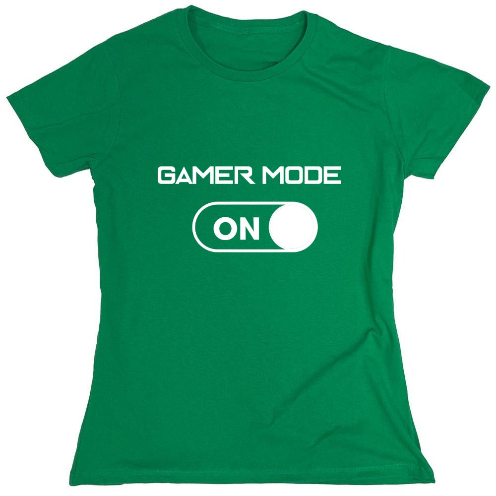 Funny T-Shirts design "Gamer Mode On - Womens"