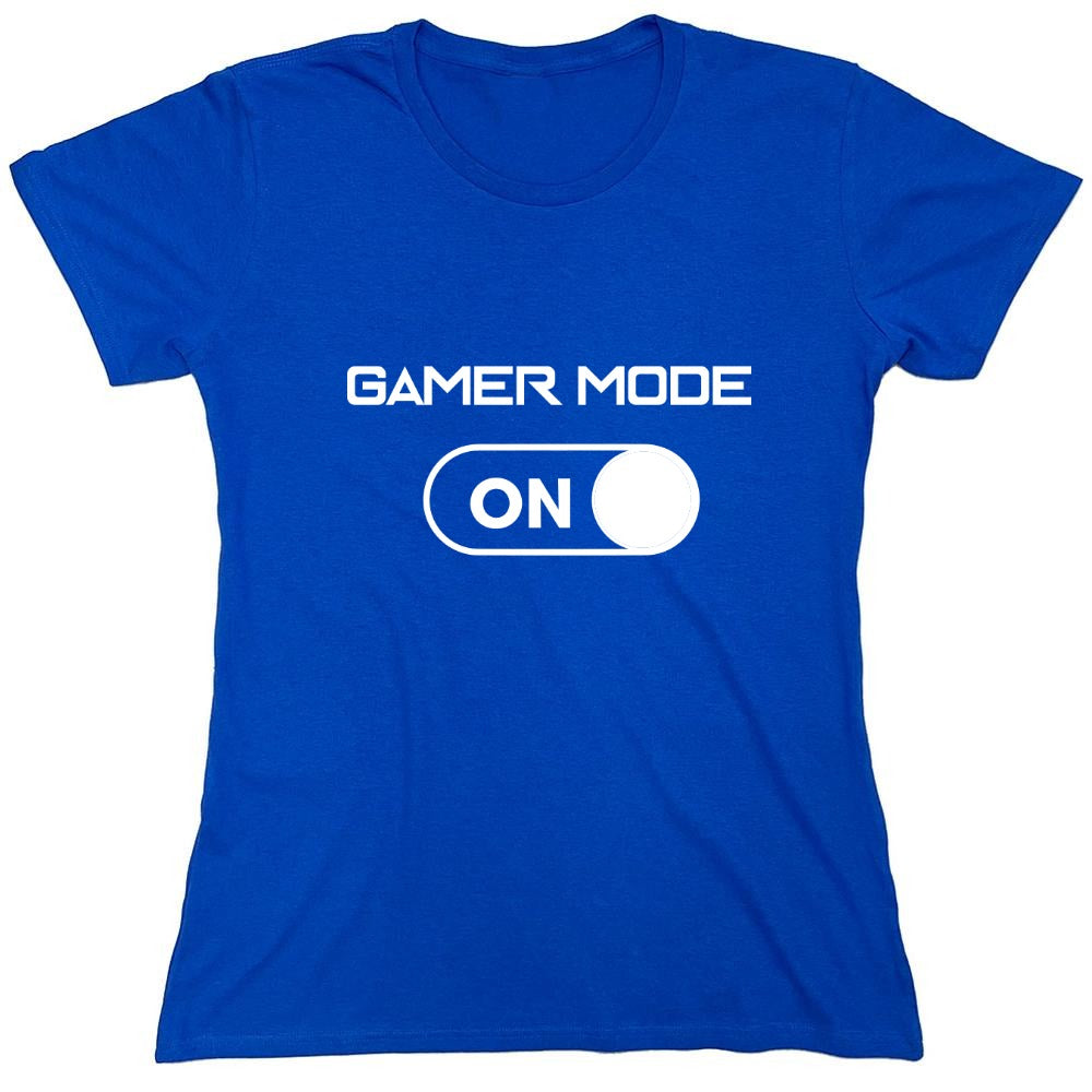 Funny T-Shirts design "Gamer Mode On - Womens"