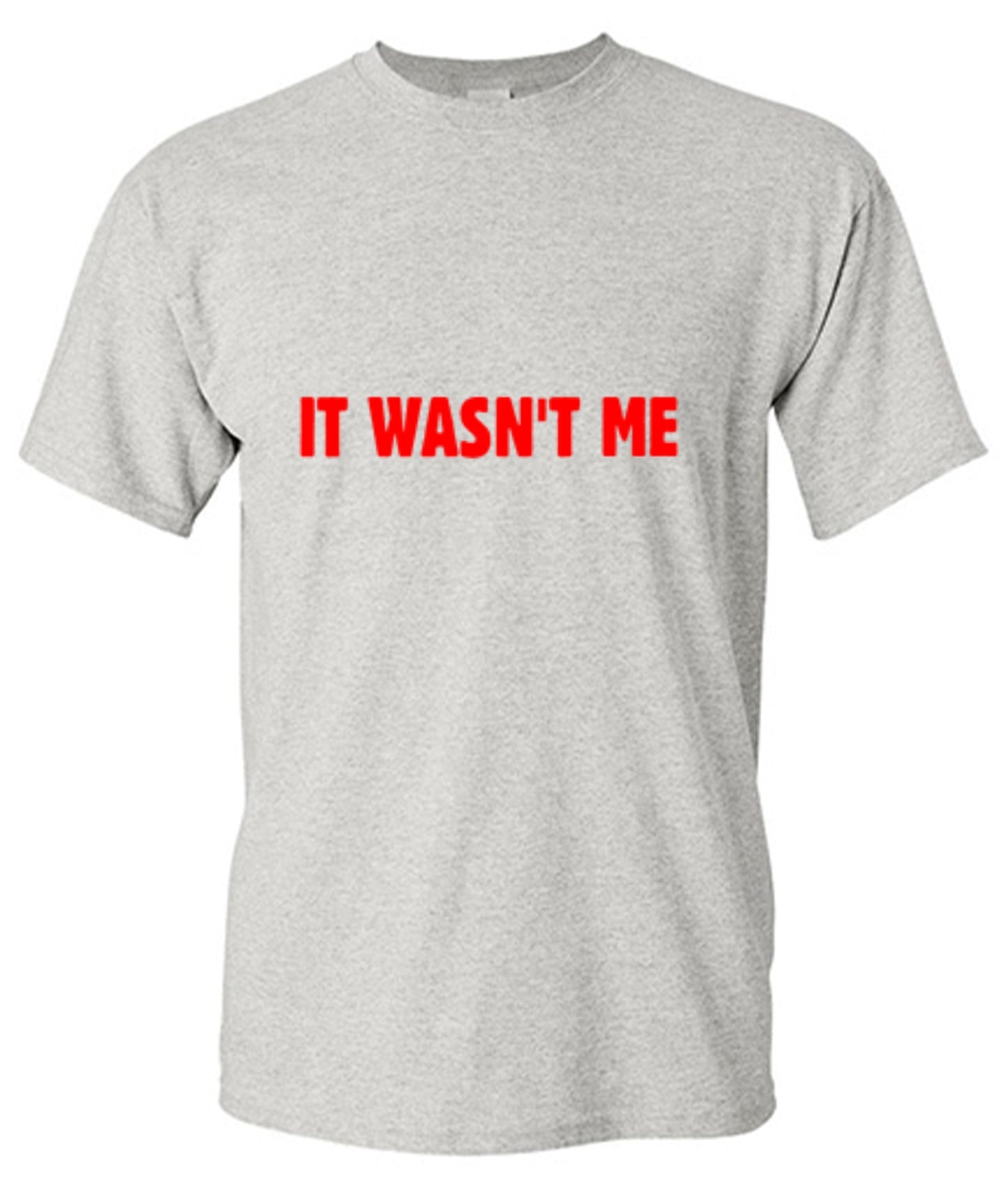 Funny T-Shirts design "It Wasn't Me"
