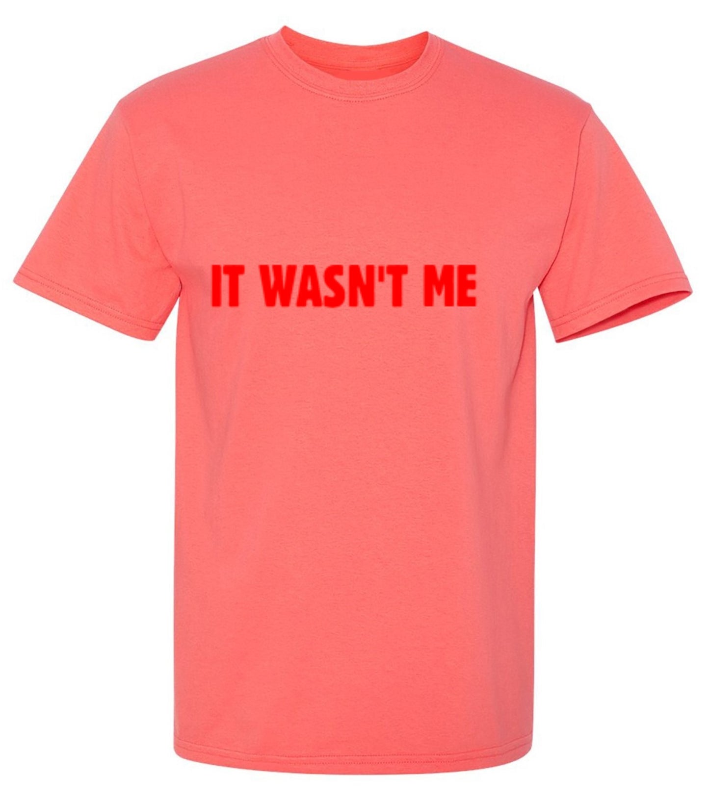 Funny T-Shirts design "It Wasn't Me"