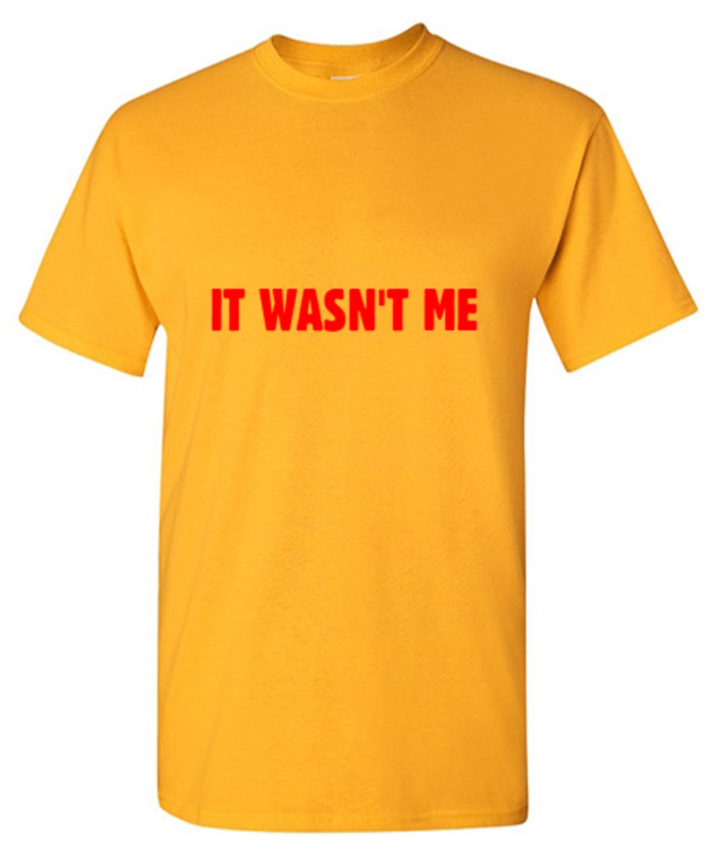 Funny T-Shirts design "It Wasn't Me"