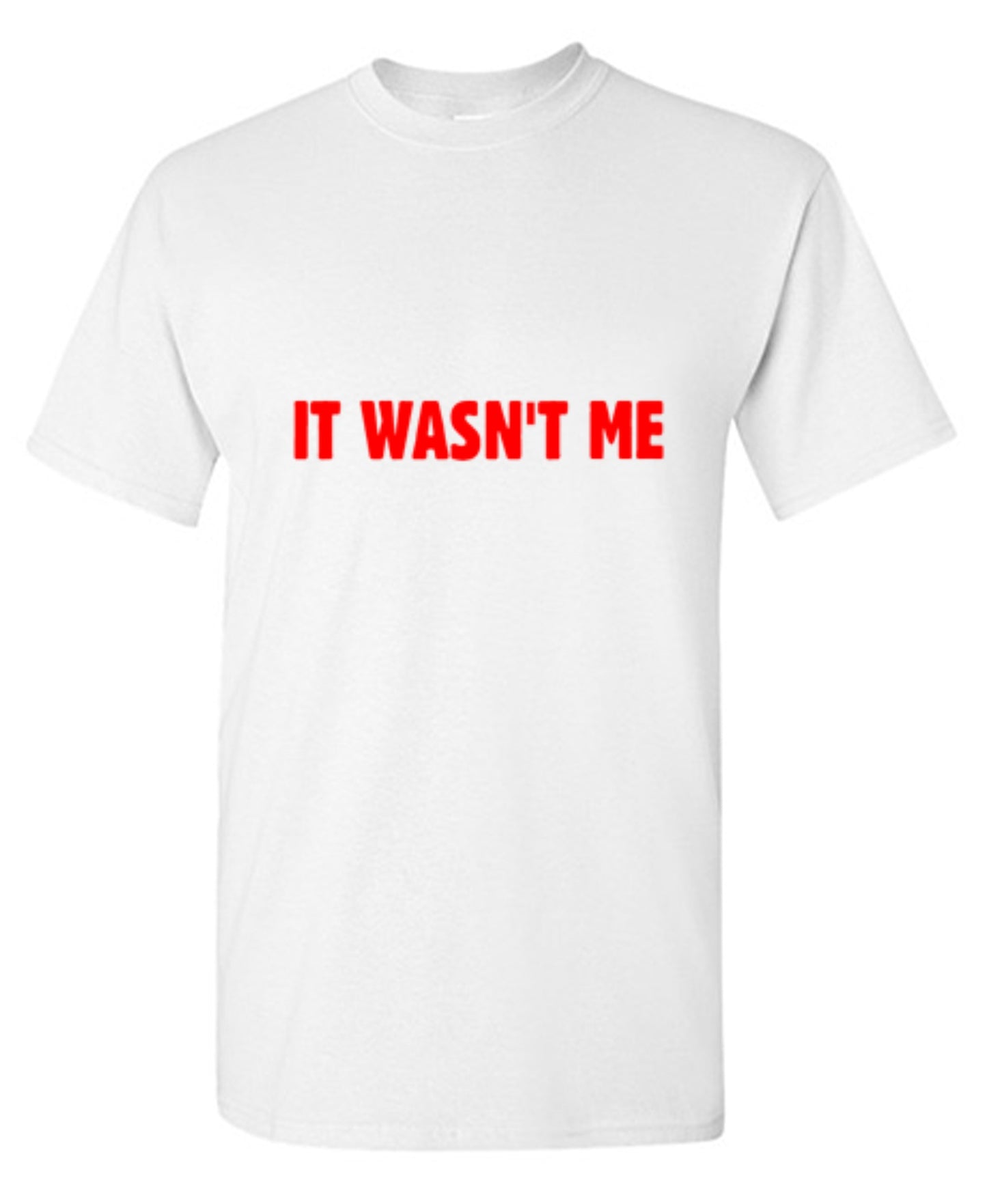 Funny T-Shirts design "It Wasn't Me - Youth"