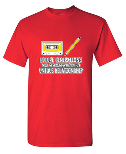 Funny T-Shirts design "Future Generations Will Never Understand This Unique Relationship"