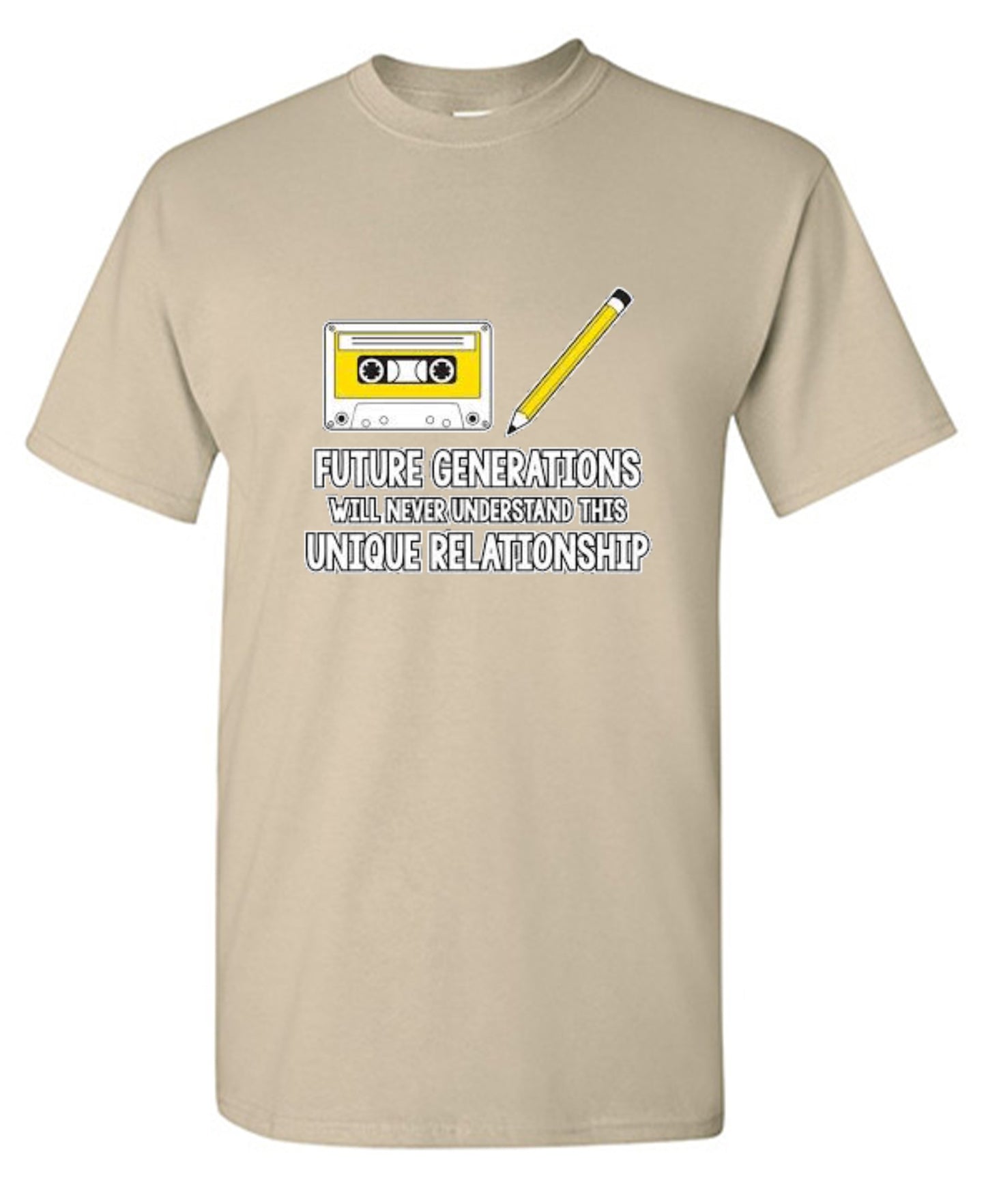 Funny T-Shirts design "Future Generations Will Never Understand This Unique Relationship - Tall Tee"