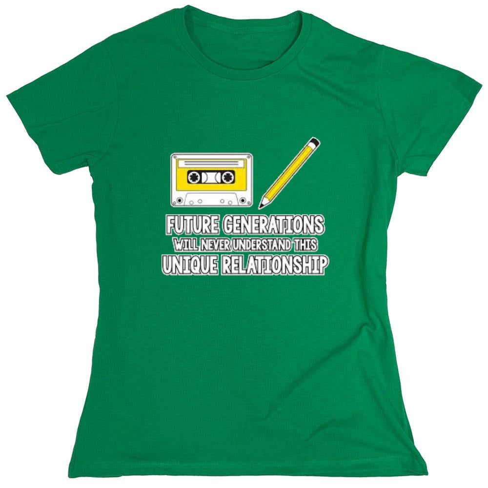 Funny T-Shirts design "Future Generations Will Never Understand This Unique Relationship - Womens"