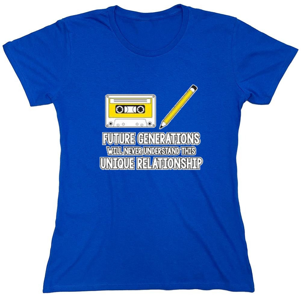 Funny T-Shirts design "Future Generations Will Never Understand This Unique Relationship - Womens"