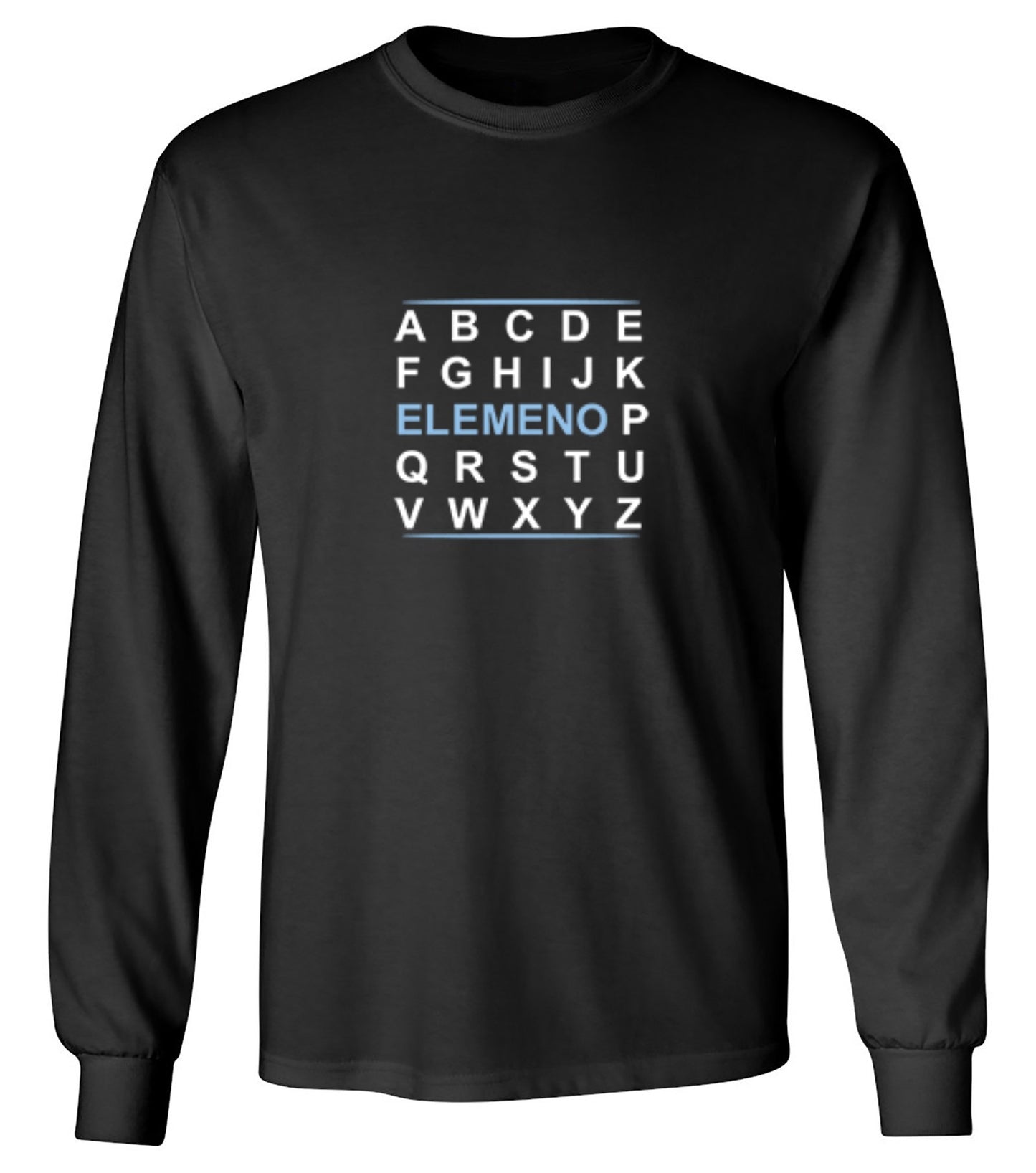 Funny T-Shirts design "Elemeno - Long Sleeve"