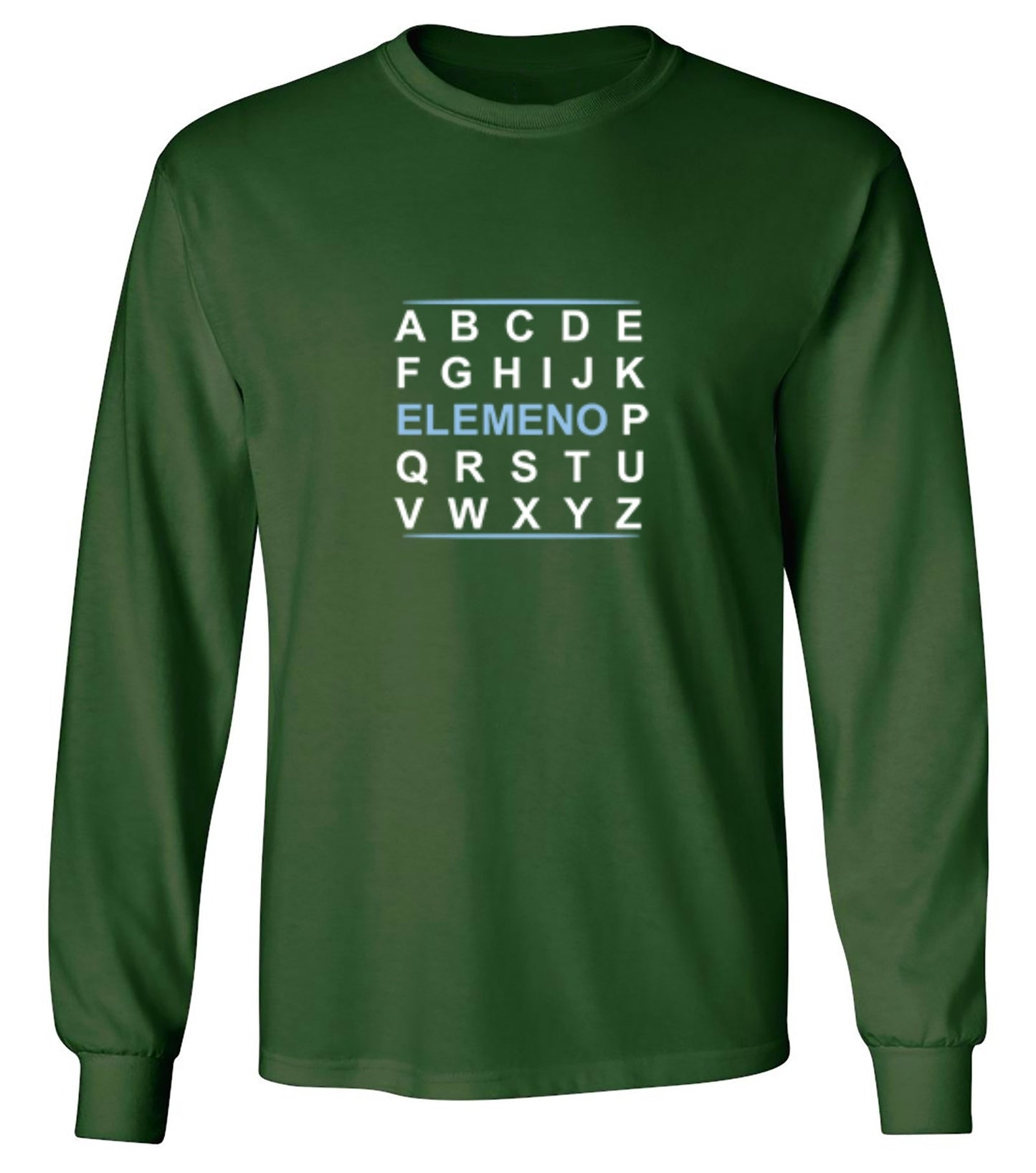 Funny T-Shirts design "Elemeno - Long Sleeve"