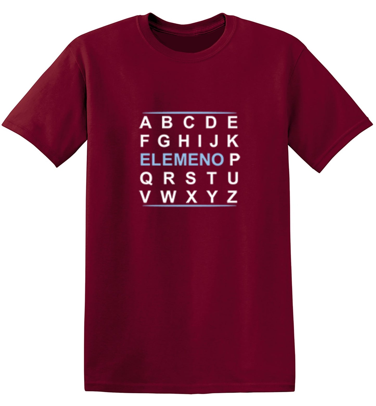 Funny T-Shirts design "Elemeno - Tall Tee"