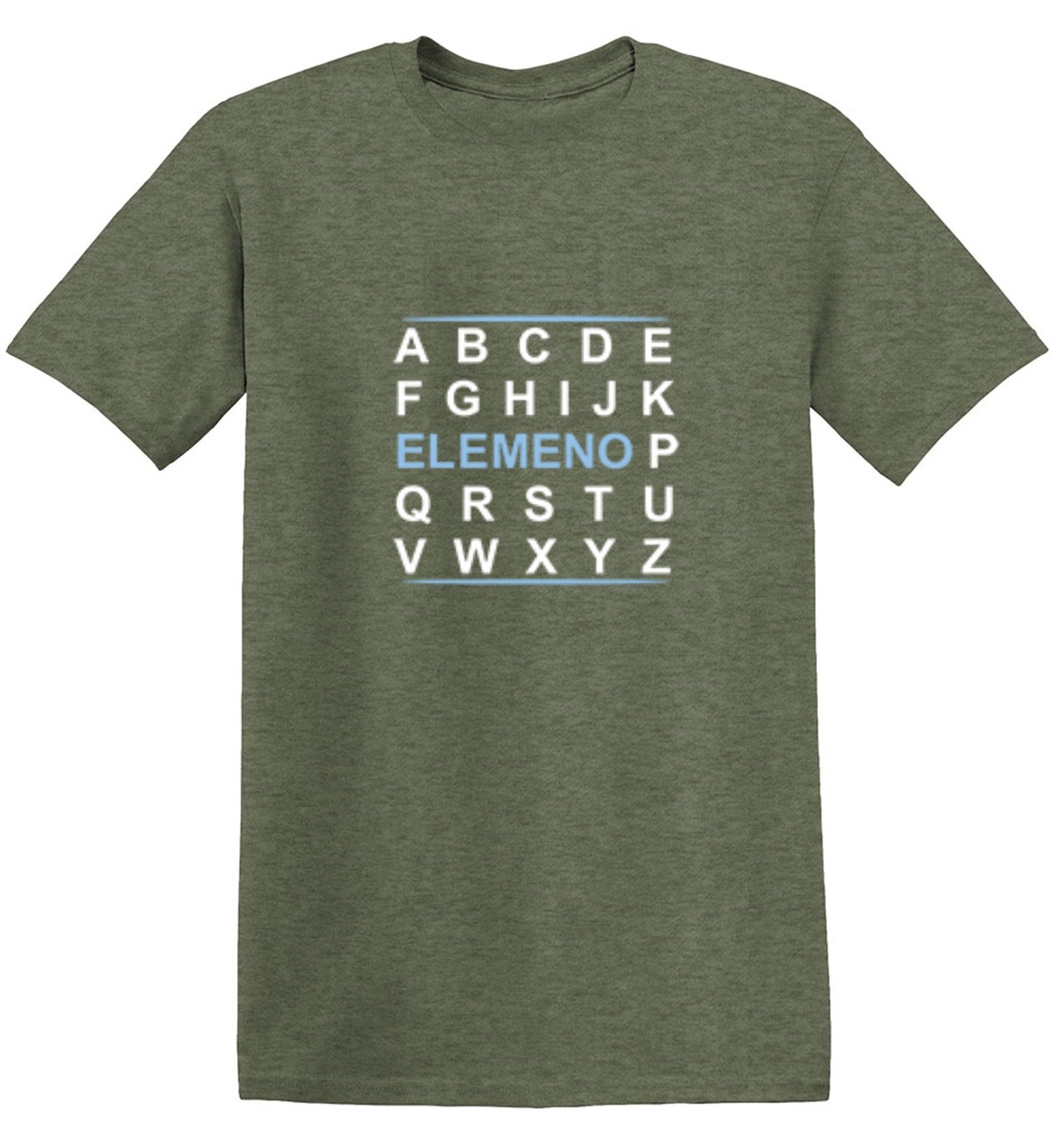 Funny T-Shirts design "Elemeno - Ring Spun Tee"