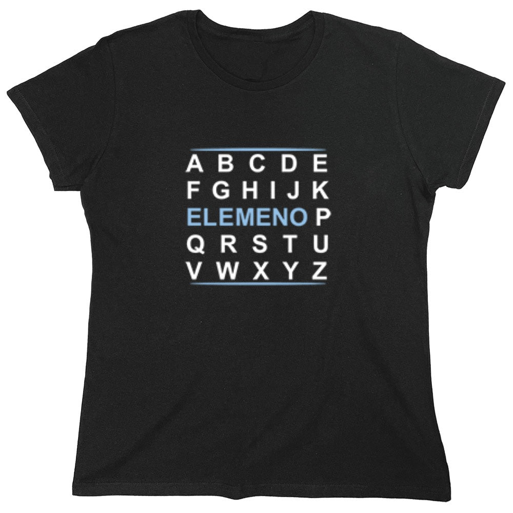Funny T-Shirts design "Elemeno - Womens"