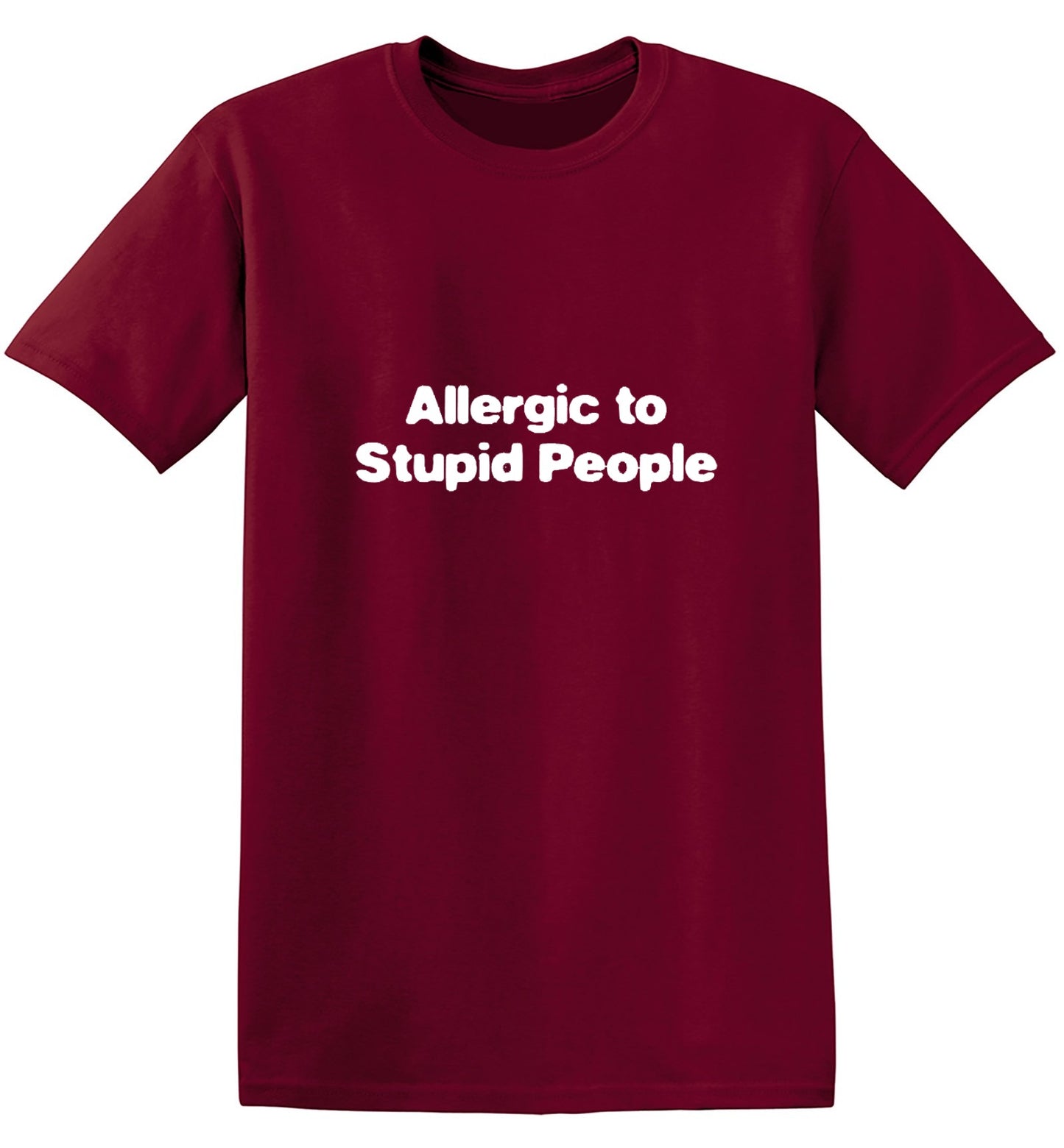 Funny T-Shirts design "Allergic To Stupid People - Youth"