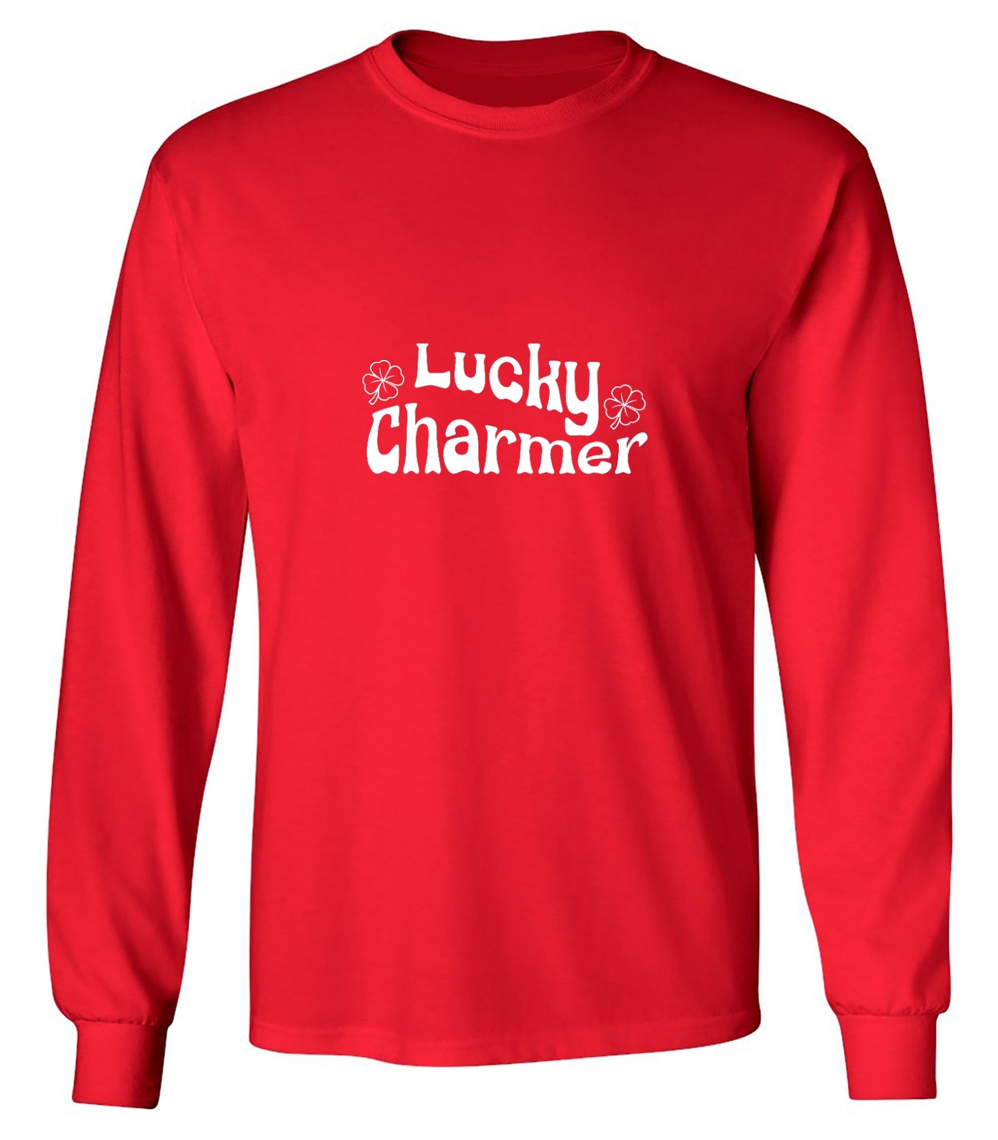 Funny T-Shirts design "LUCKY CHARMER - Long Sleeve"