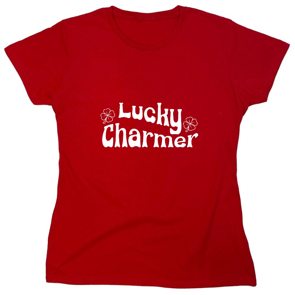 Funny T-Shirts design "LUCKY CHARMER - Womens"