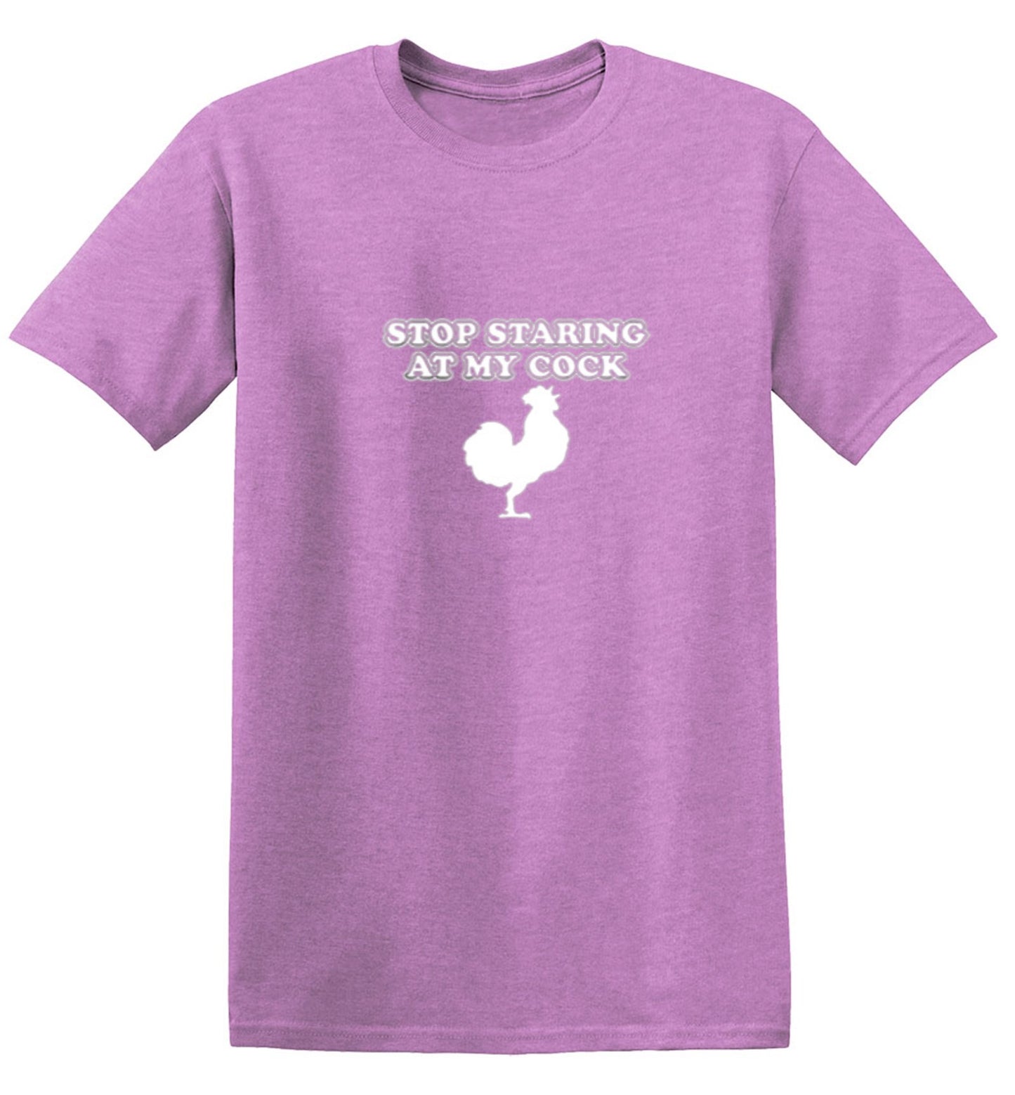 Funny T-Shirts design "Stop Staring At My Cock"