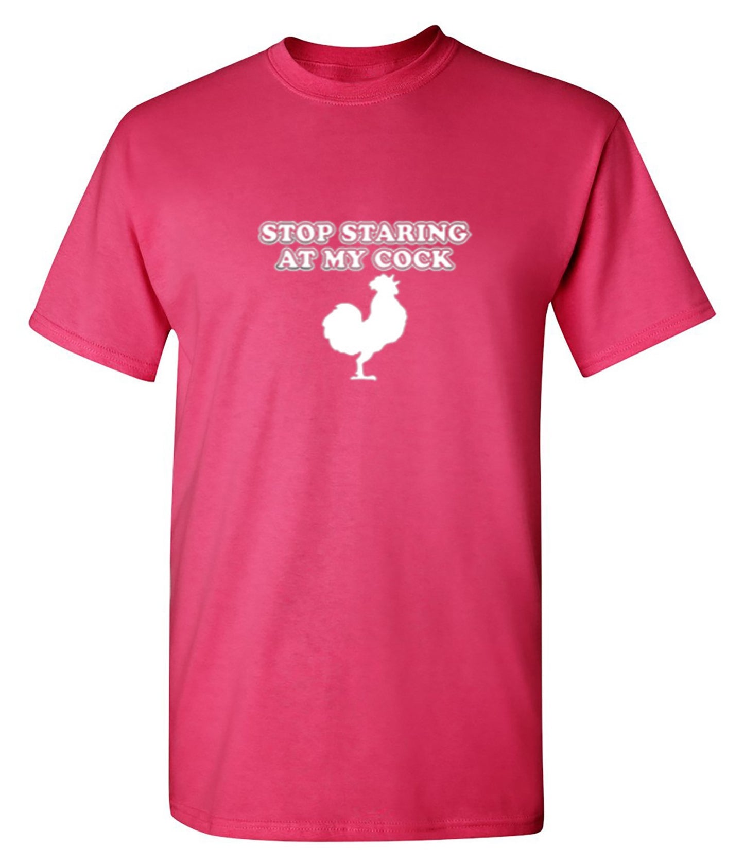 Funny T-Shirts design "Stop Staring At My Cock - Youth"