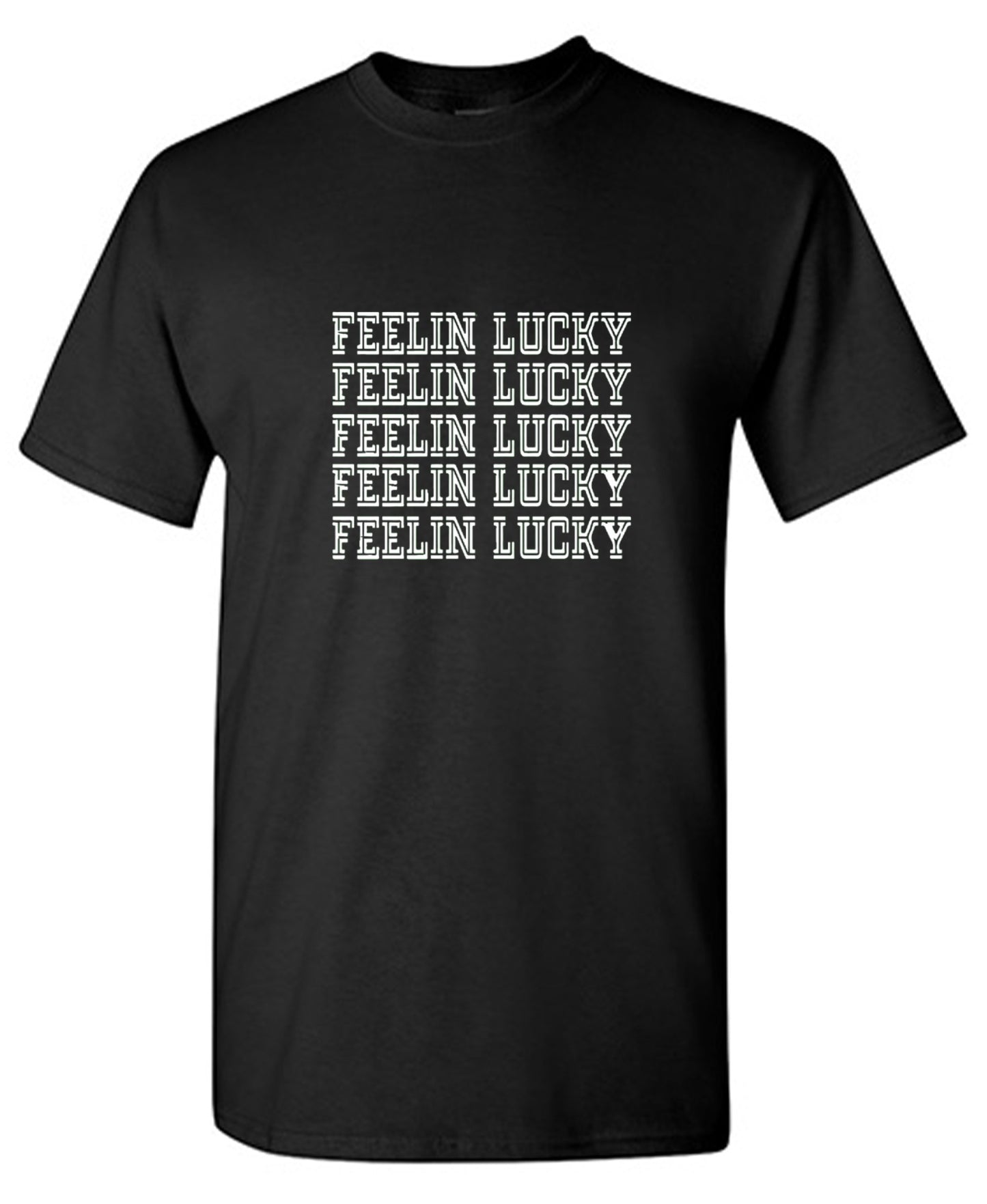 Funny T-Shirts design "FEELIN LUCKY - Youth"