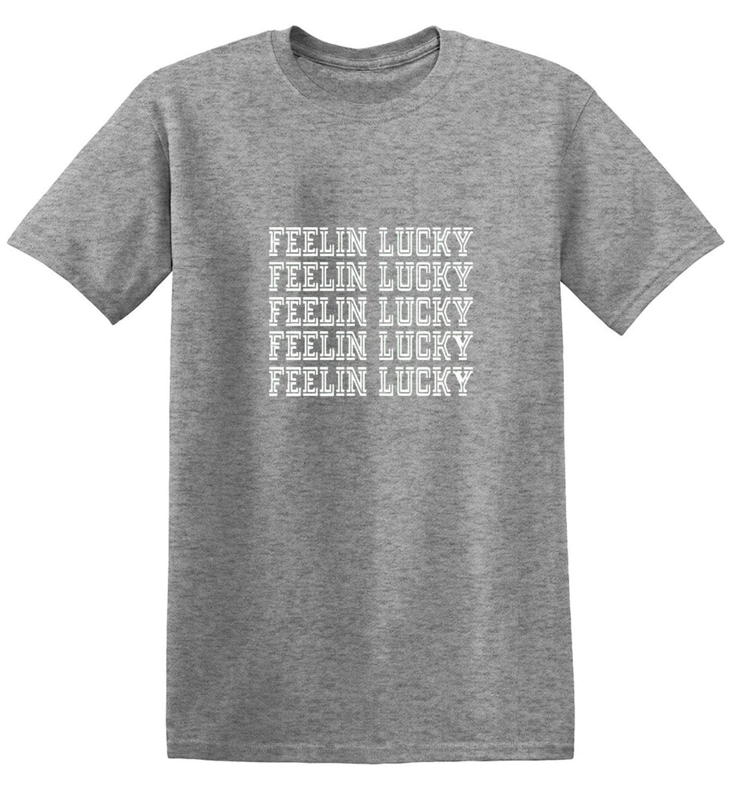 Funny T-Shirts design "FEELIN LUCKY"