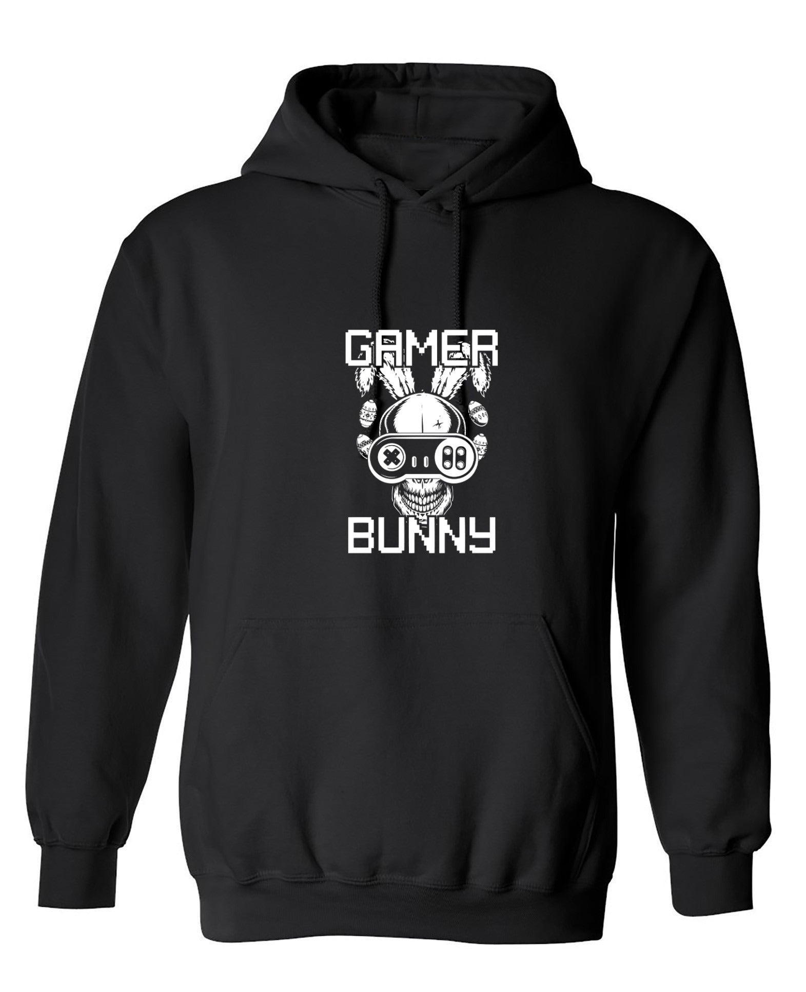 Funny T-Shirts design "GAMER BUNNY - Hoodie"