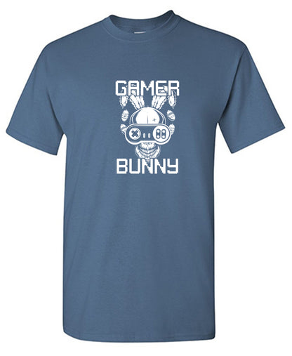 Funny T-Shirts design "GAMER BUNNY"