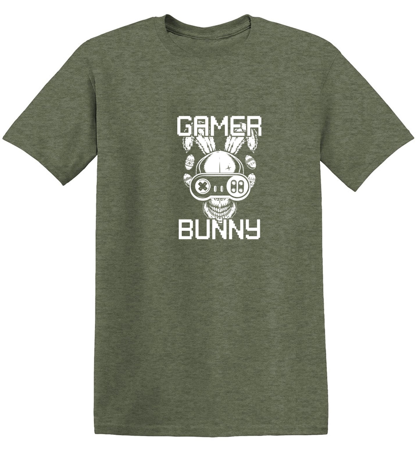 Funny T-Shirts design "GAMER BUNNY - Ring Spun Tee"