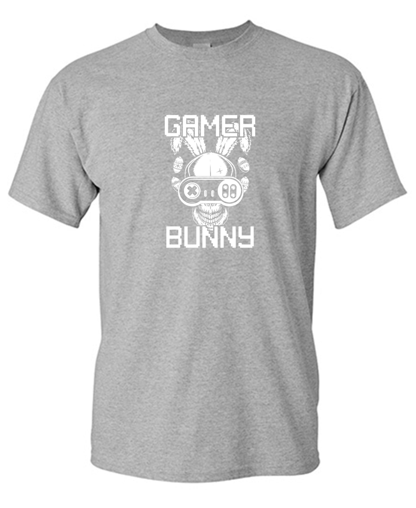 Funny T-Shirts design "GAMER BUNNY - Tall Tee"