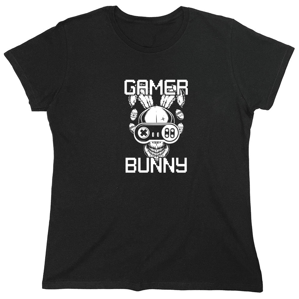 Funny T-Shirts design "GAMER BUNNY - Womens"