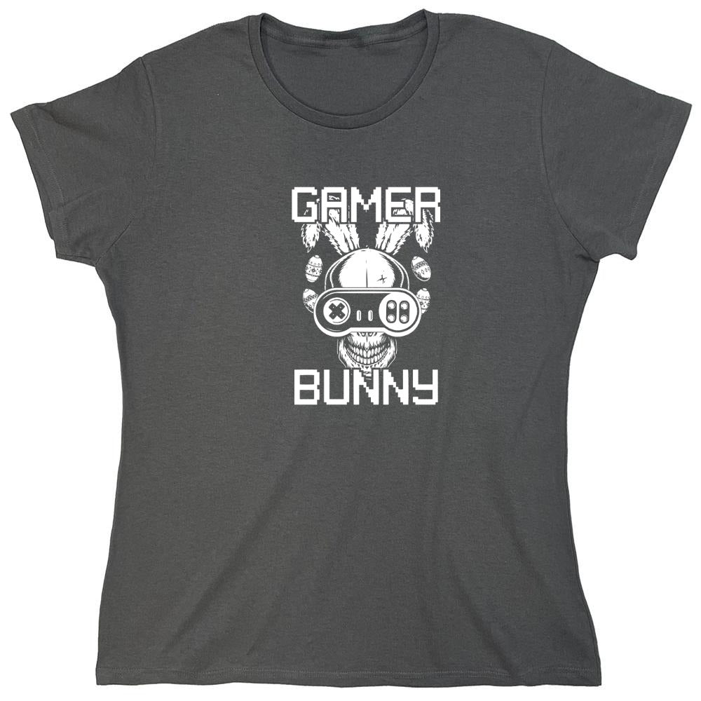 Funny T-Shirts design "GAMER BUNNY - Womens"