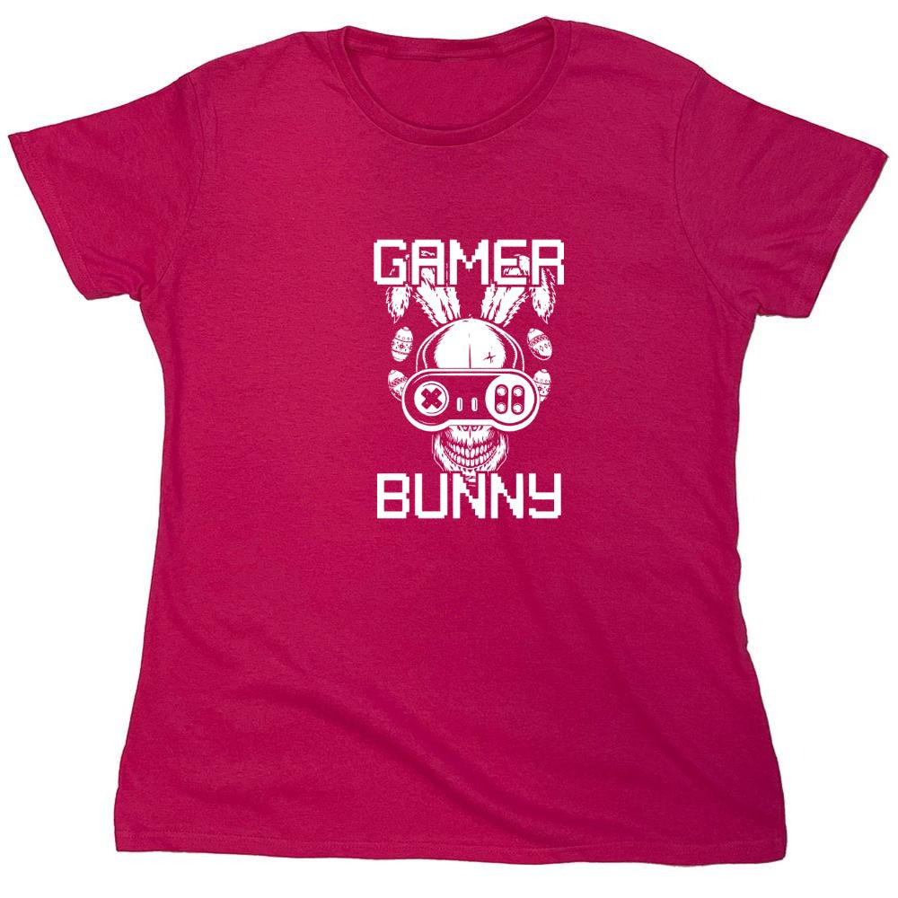 Funny T-Shirts design "GAMER BUNNY - Womens"