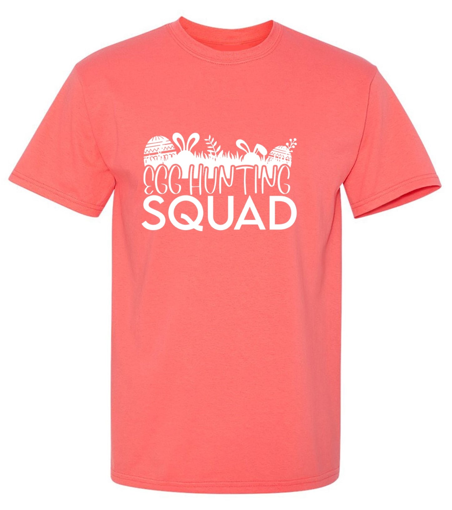 Funny T-Shirts design "Egg Hunting Squad - Tall Tee"