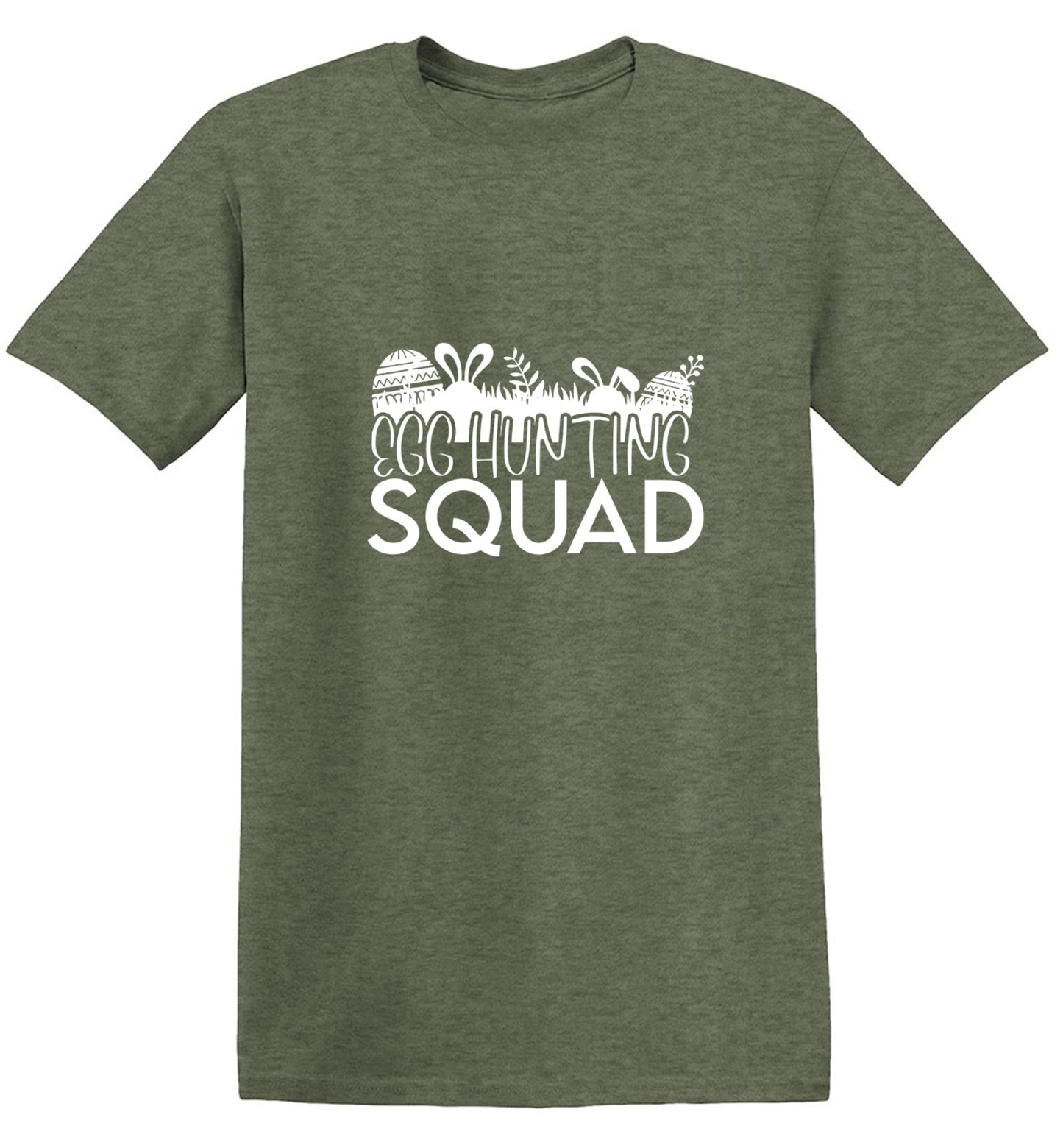 Funny T-Shirts design "Egg Hunting Squad - Tall Tee"
