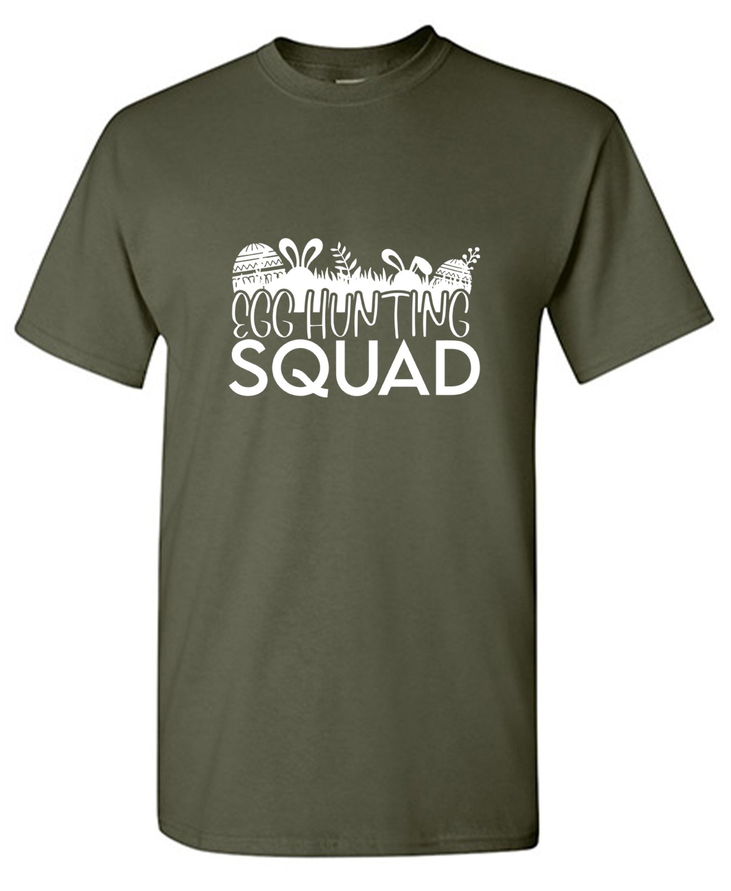 Funny T-Shirts design "Egg Hunting Squad - Ring Spun Tee"