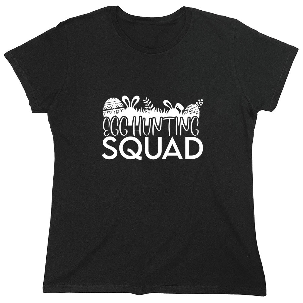 Funny T-Shirts design "Egg Hunting Squad - Womens"