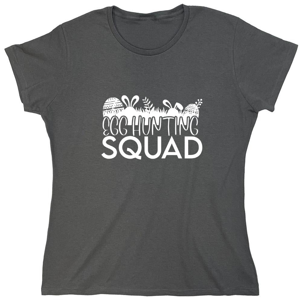 Funny T-Shirts design "Egg Hunting Squad - Womens"