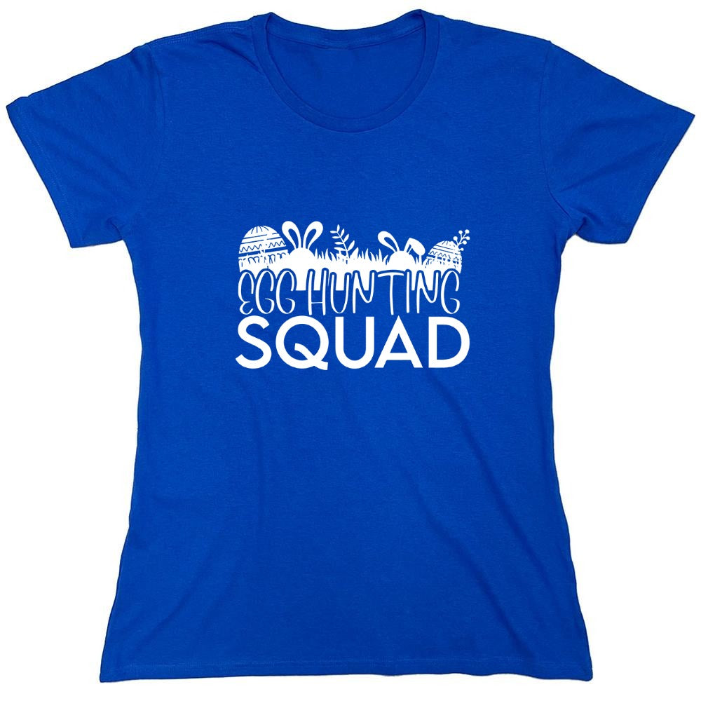 Funny T-Shirts design "Egg Hunting Squad - Womens"