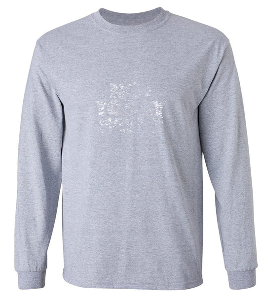 Funny T-Shirts design "Not Today Satan (Bold) - Long Sleeve"