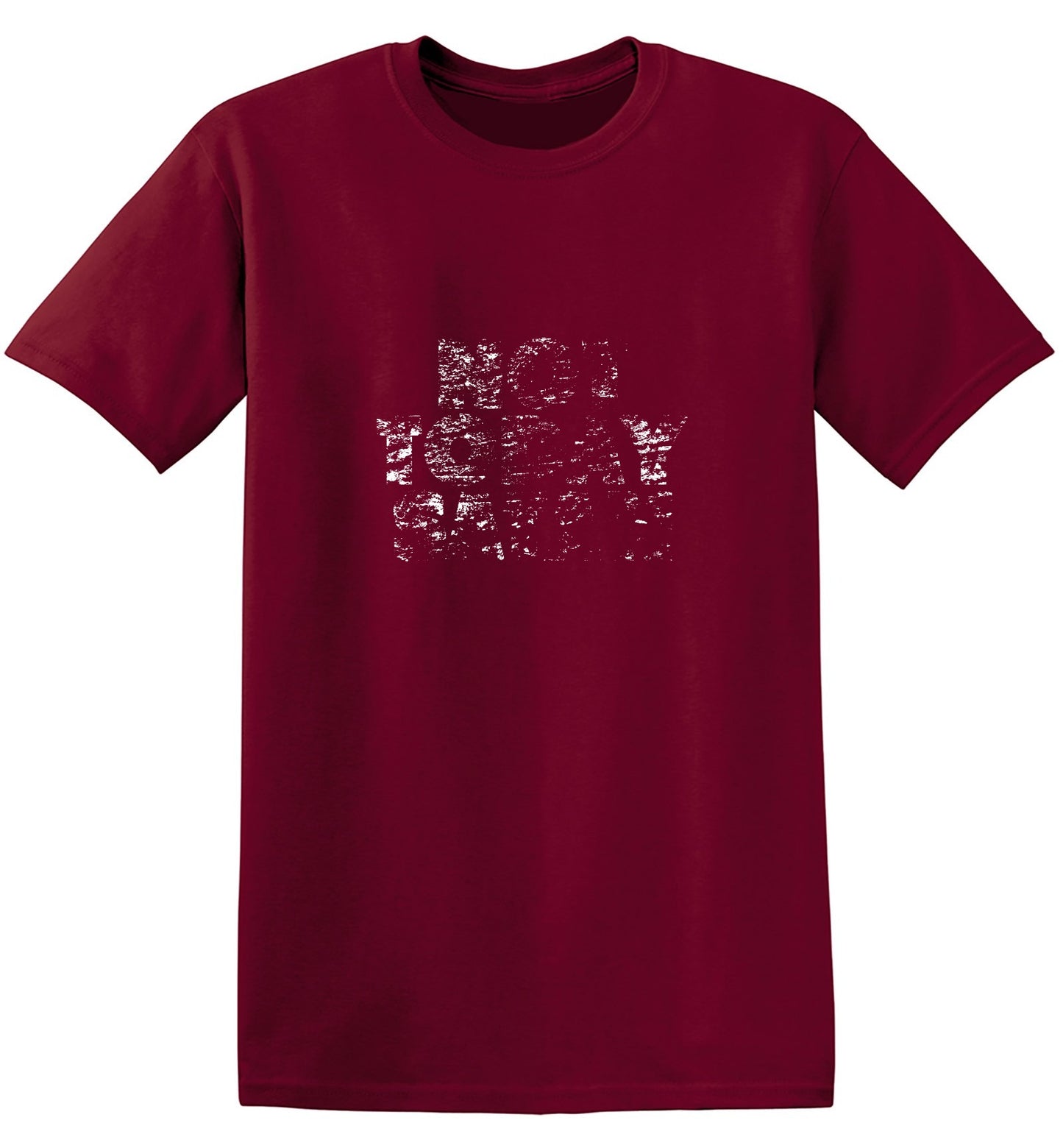 Funny T-Shirts design "Not Today Satan (Bold) - Youth"