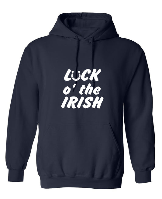 Funny T-Shirts design "LUCK IRISH - Hoodie"